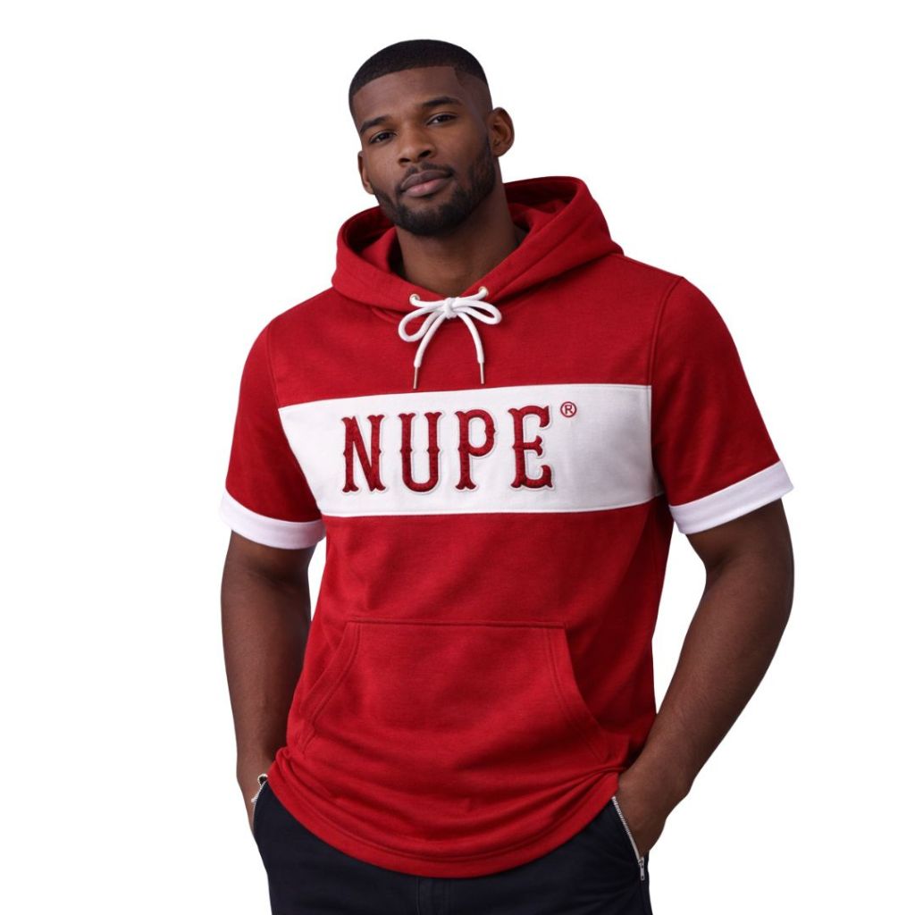 Kappa Krimson NUPE SS Hoodie