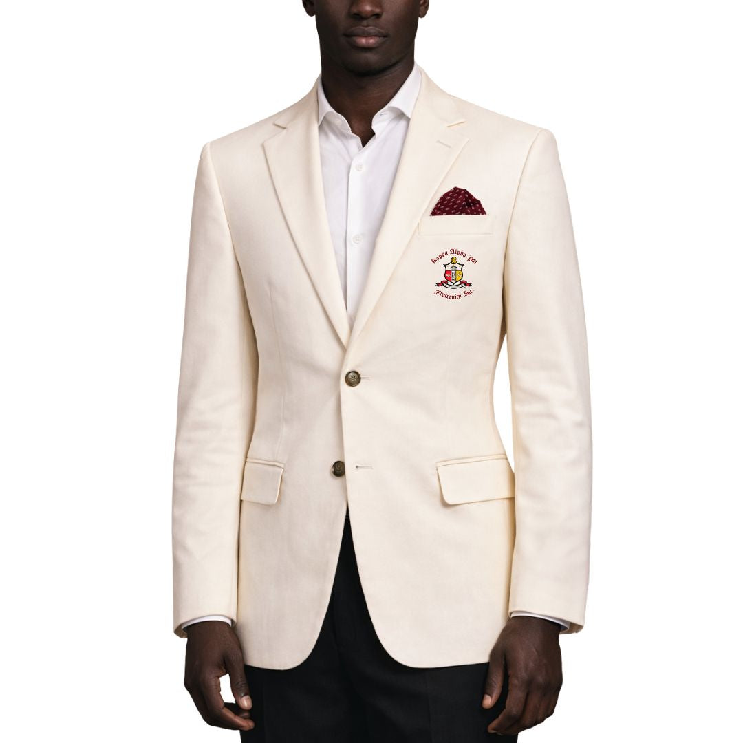 Kappa Alpha Psi Official Cream 50 Year Member Blazer (2-Button)