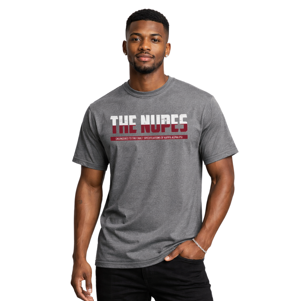 Kappa Alpha Psi The Nupes DriFit Short Sleeve Shirt (Charcoal)