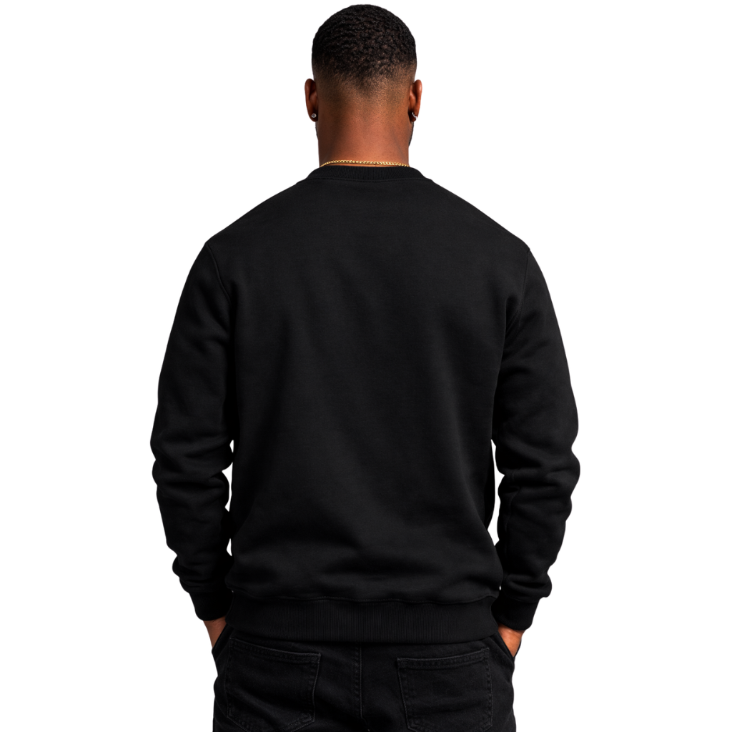 Big Σ Sigma Chenille Sweatshirt (Black )