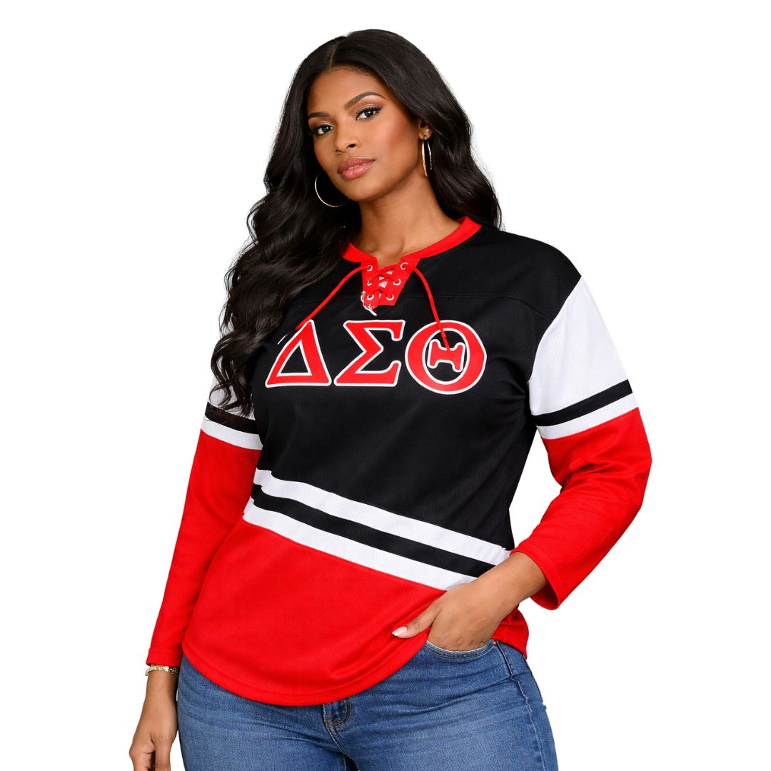 Delta Black Hockey Jersey