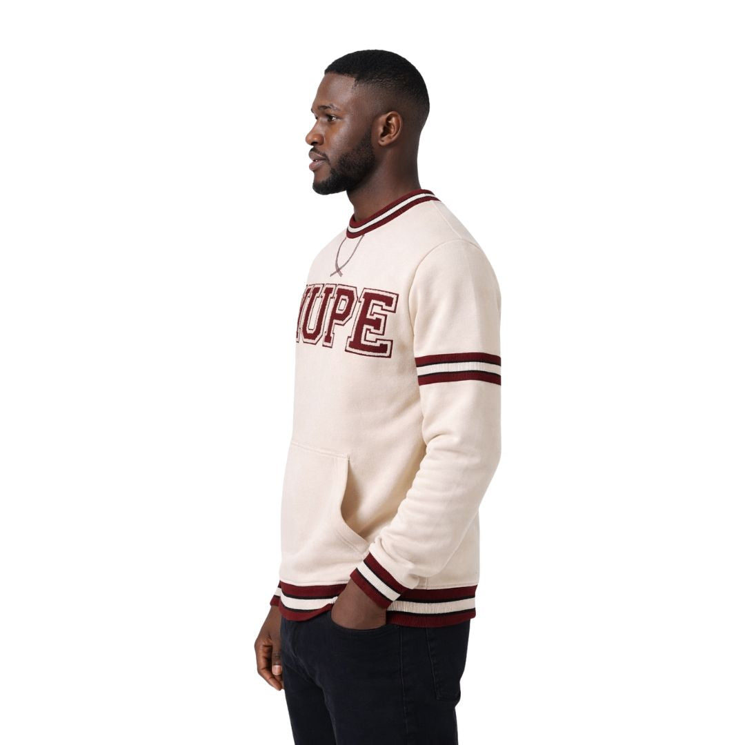 Kappa Nupe Neutral Chenille Crewneck