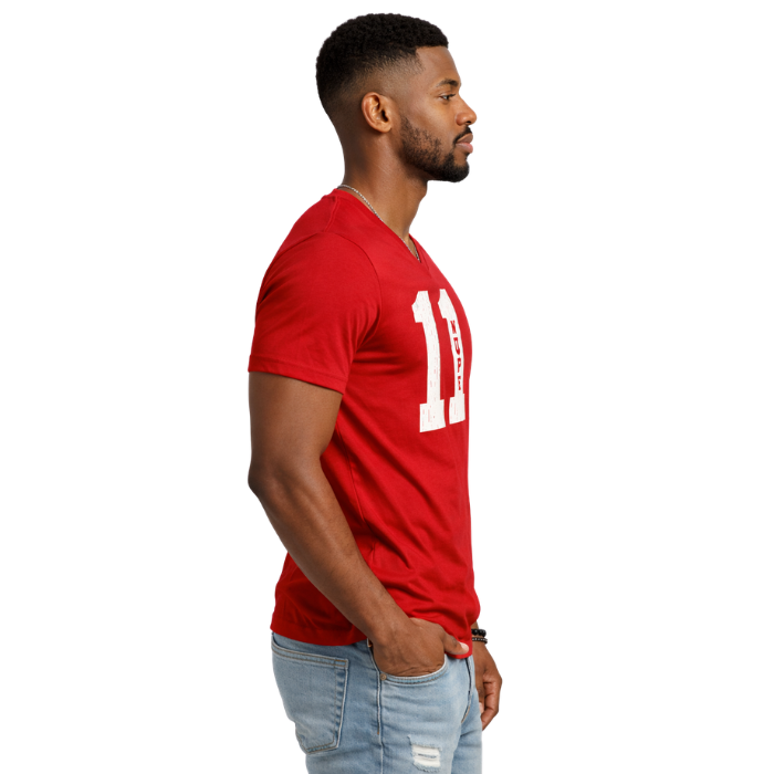 Kappa Alpha Psi #11 Klub V-Neck Tee (Red)