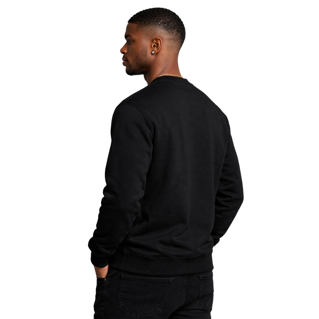 Big Σ Sigma Chenille Sweatshirt (Black )