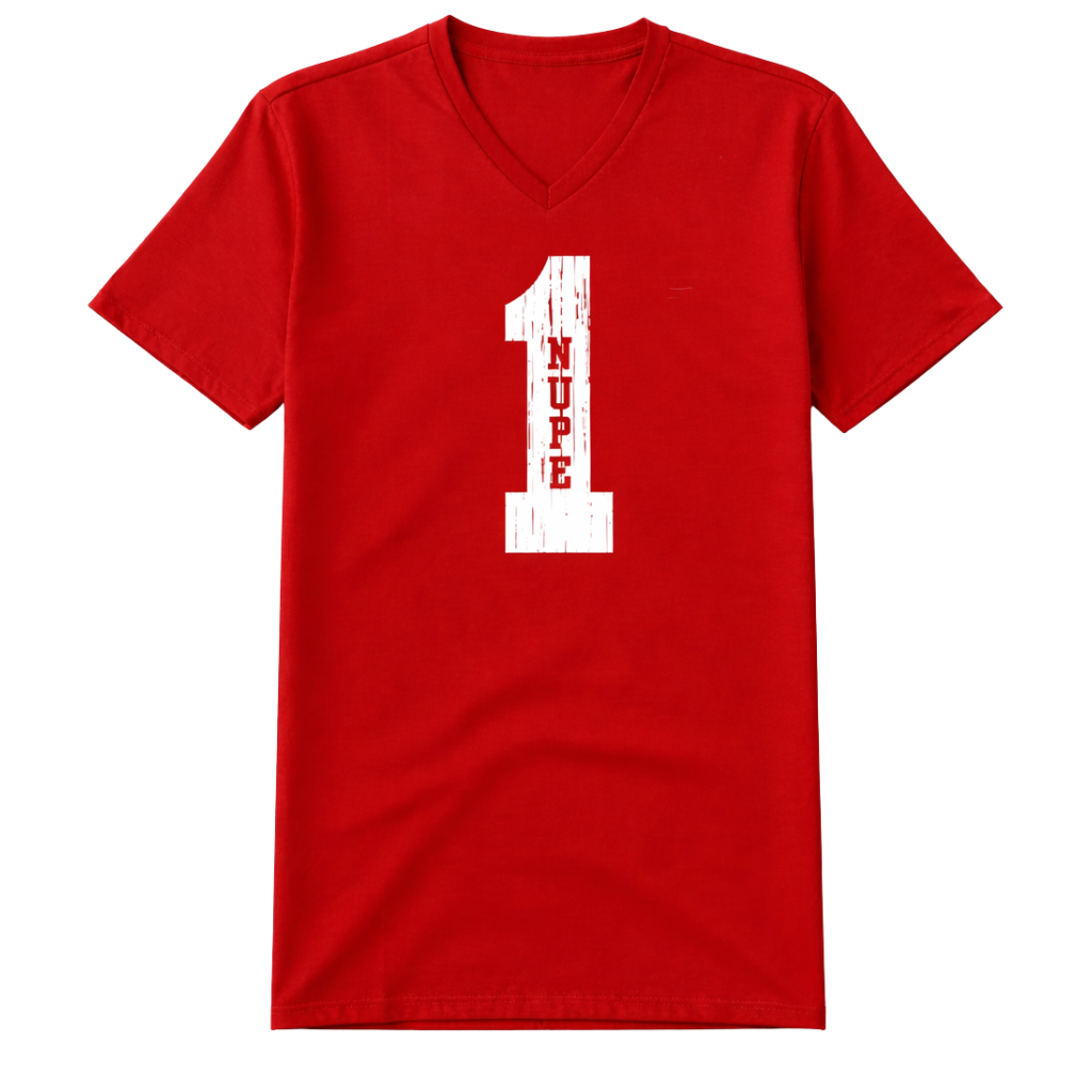 Kappa Alpha Psi #1 Klub V-Neck Tee (Red)