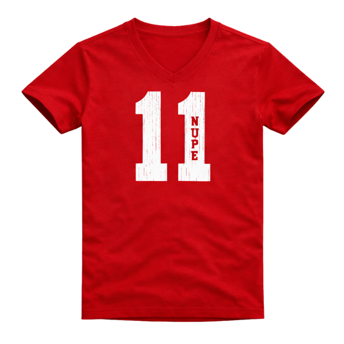 Kappa Alpha Psi #11 Klub V-Neck Tee (Red)