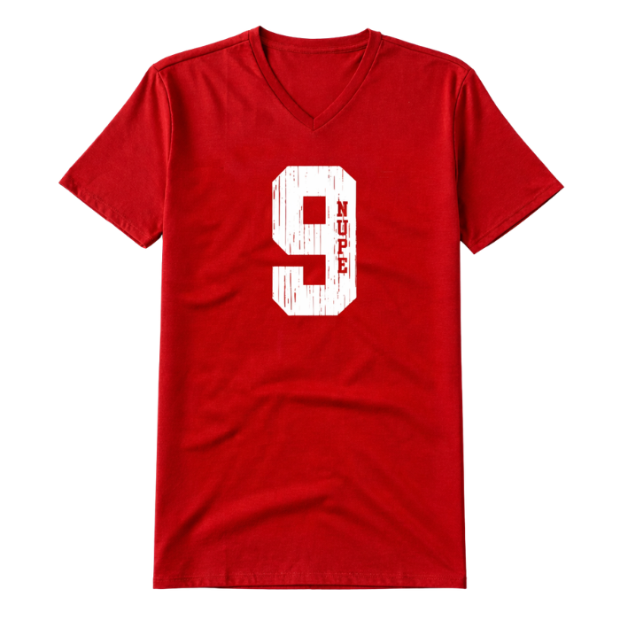 Kappa Alpha Psi #9 Klub V-Neck Tee (Red)