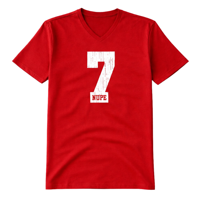 Kappa Alpha Psi #7 Klub V-Neck Tee (Red)