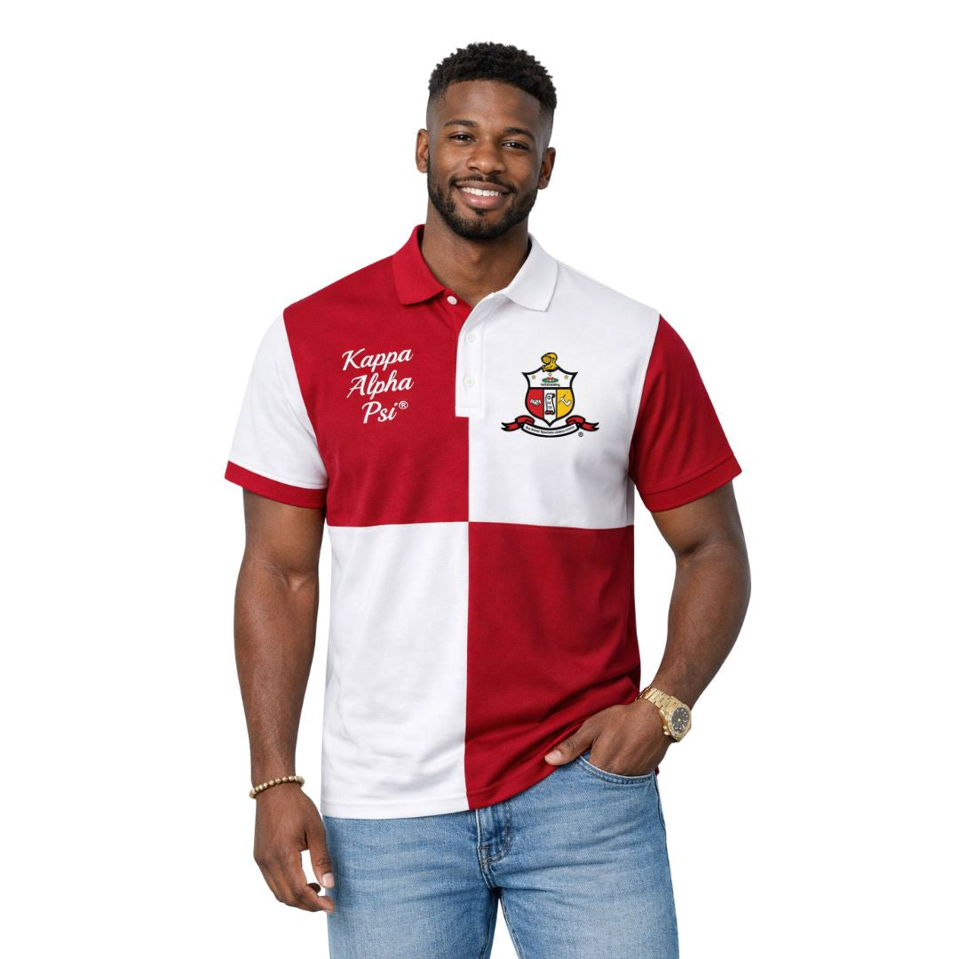 Color Block Kappa Polo