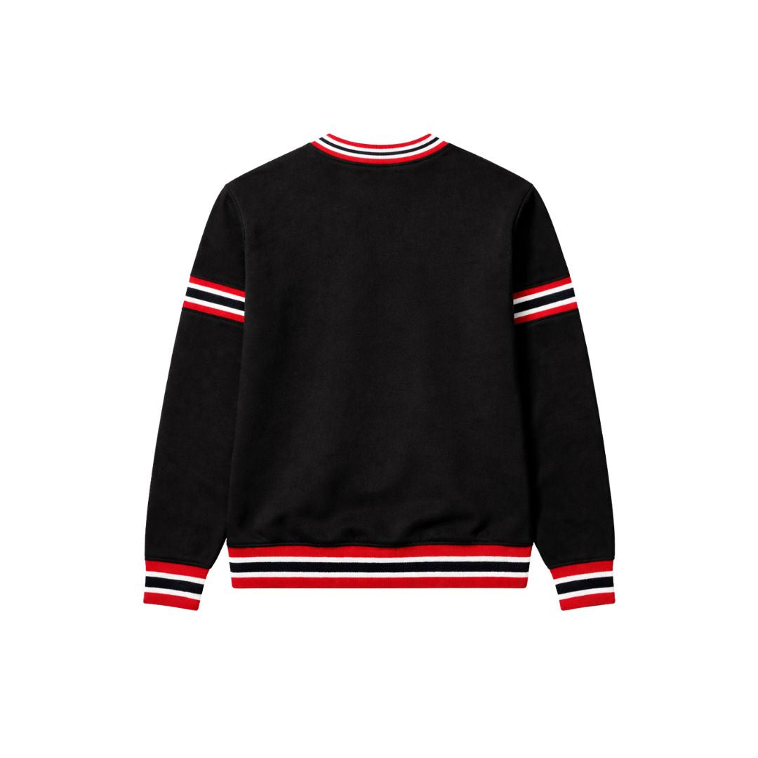 Kappa Black Crest Chenille Crewneck