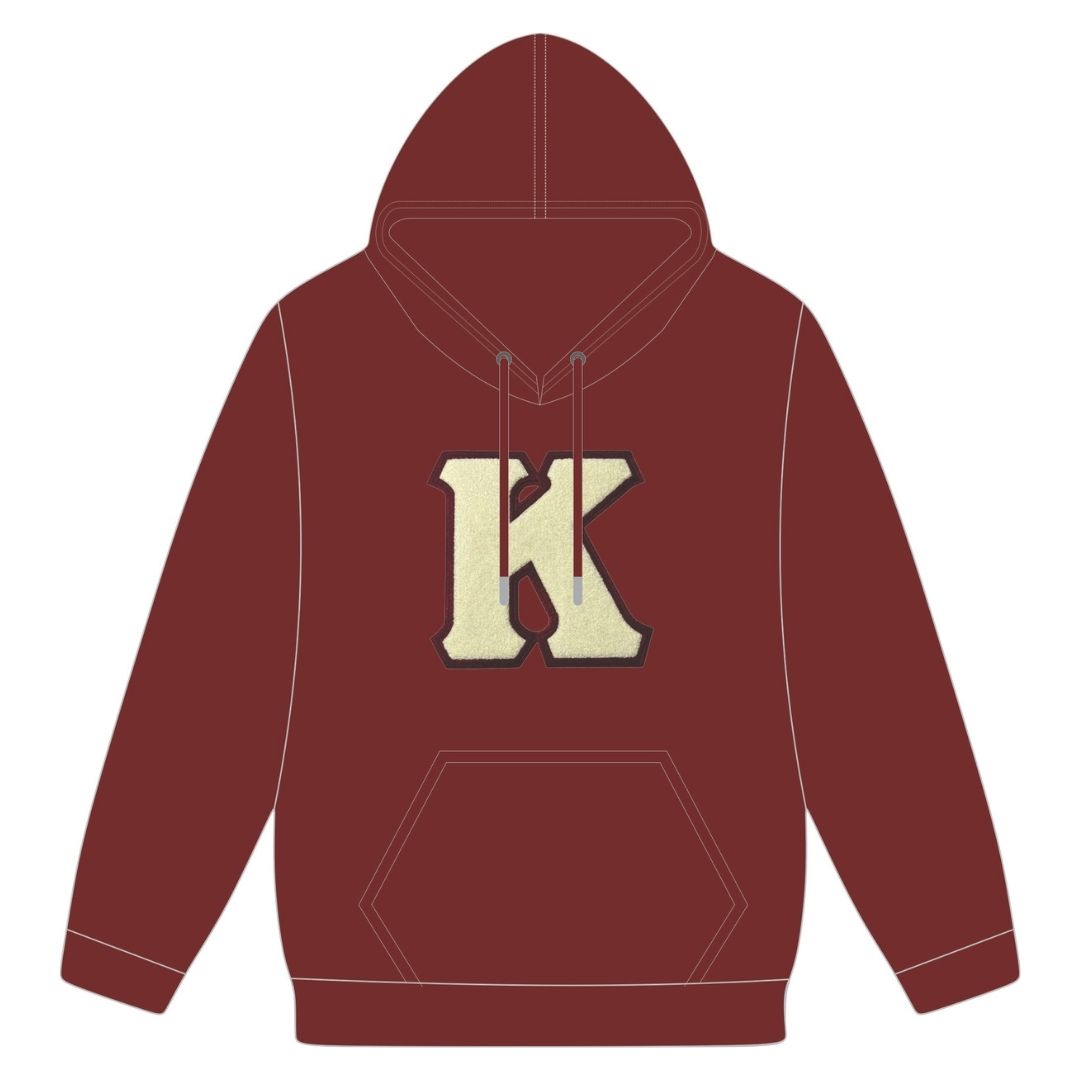Kappa “K” Cream Chenille Patch