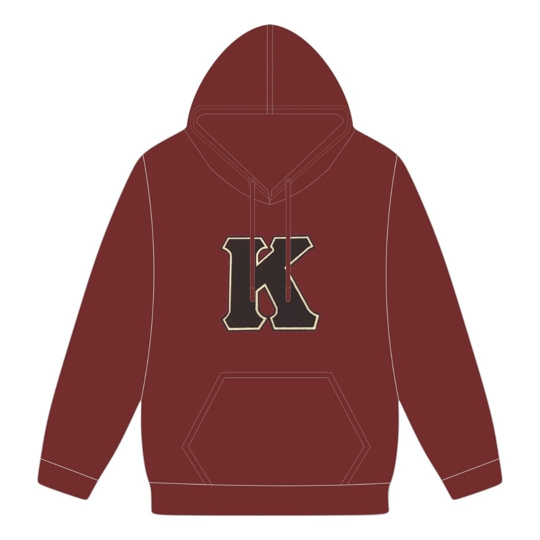 Kappa “K” Crimson Chenille Patch