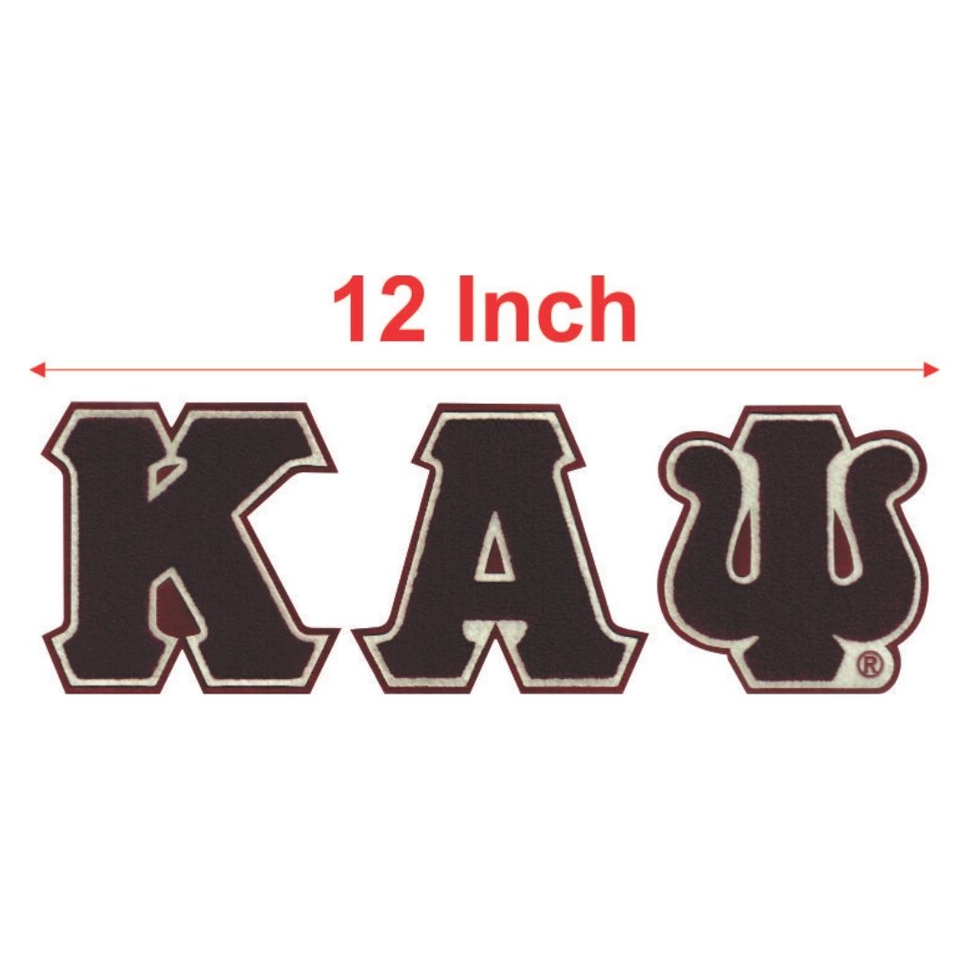 Kappa Crimson Chenille Patch