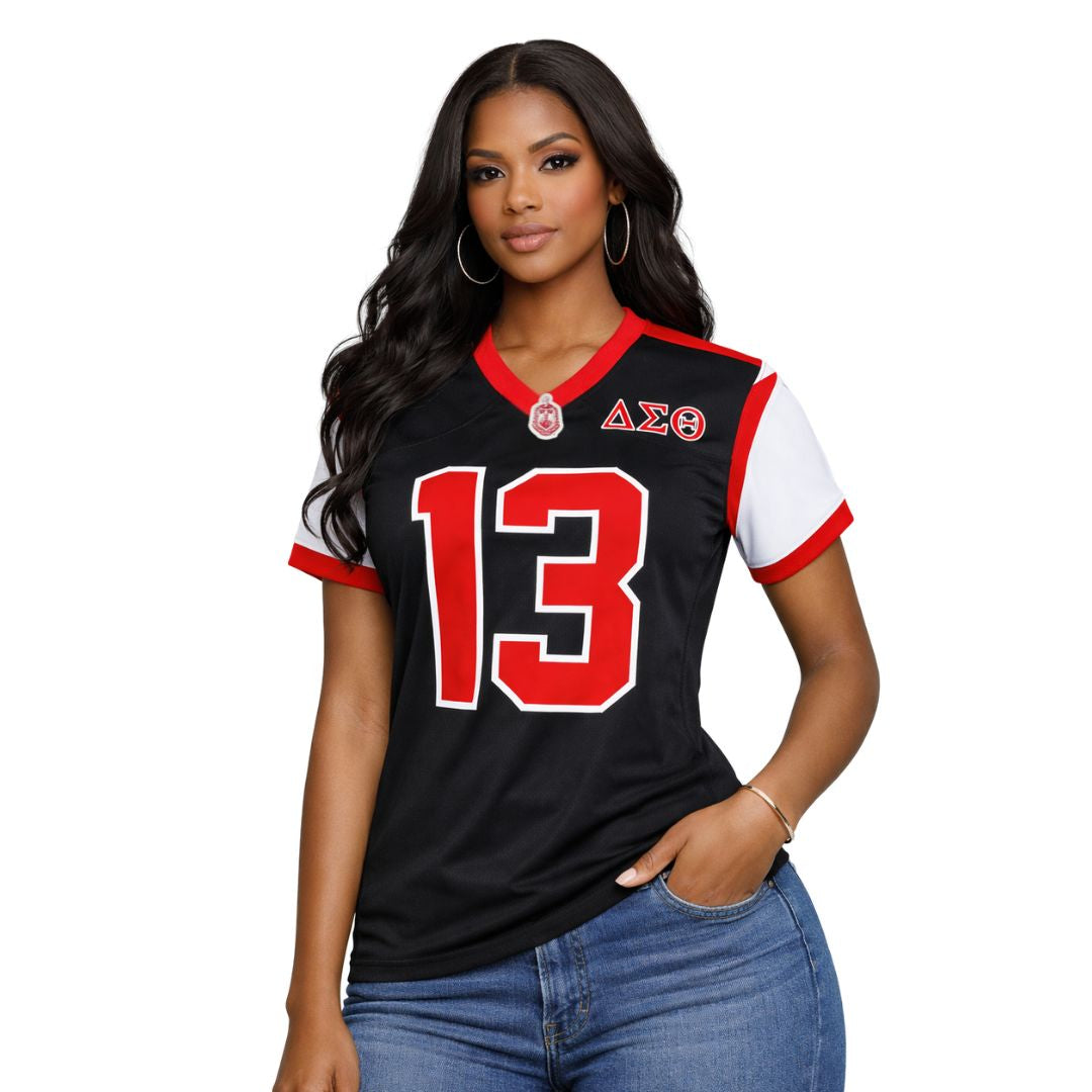 Delta Black Football Jersey