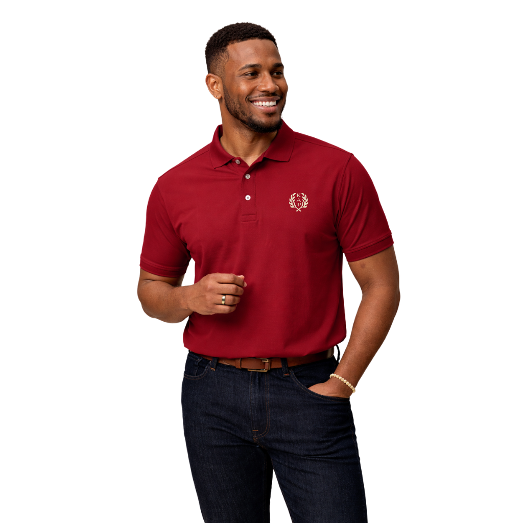Kappa Alpha Psi DriFit Greek Letter Wreath Polo