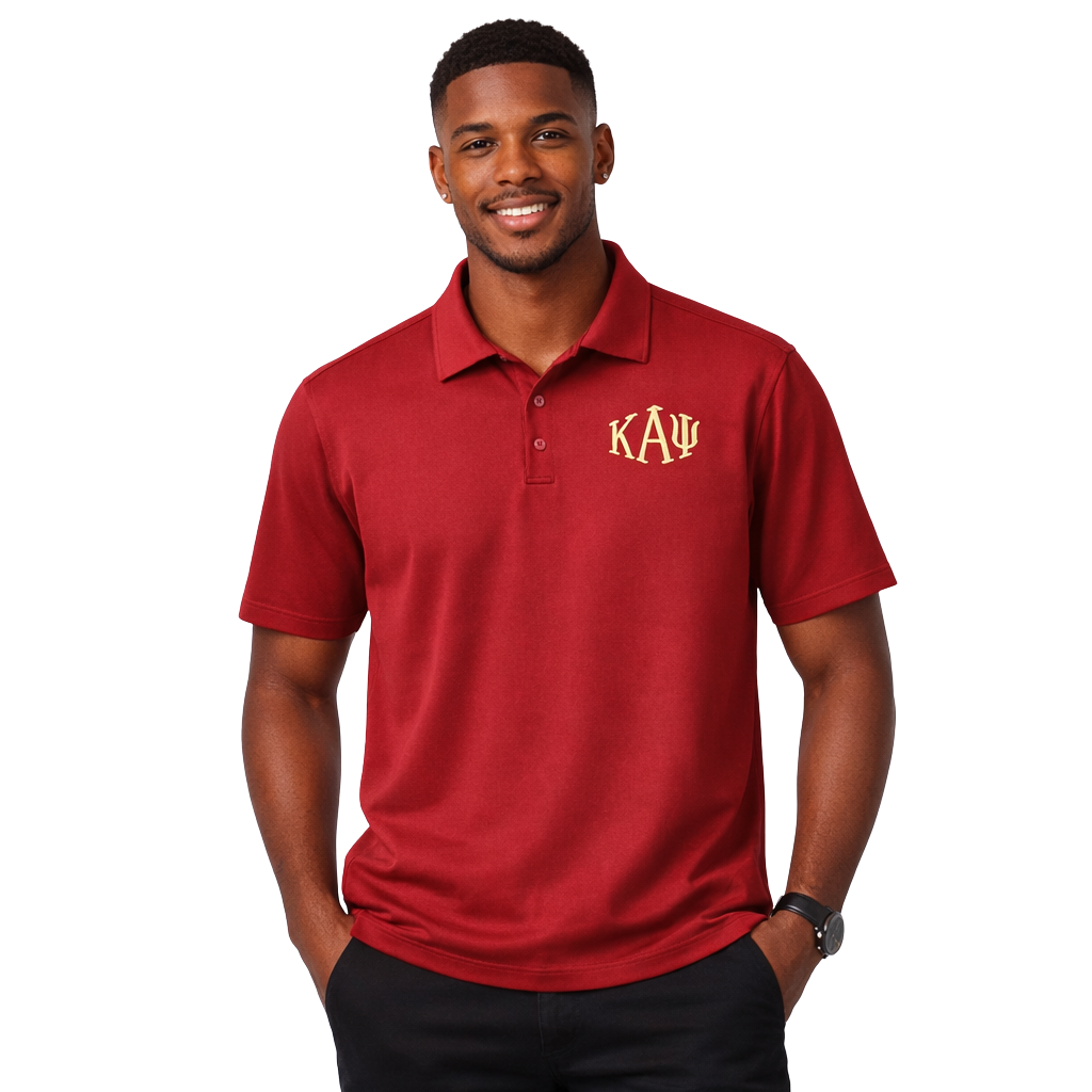 Kappa Alpha Psi DriFit Diamond 3-Letter Polo
