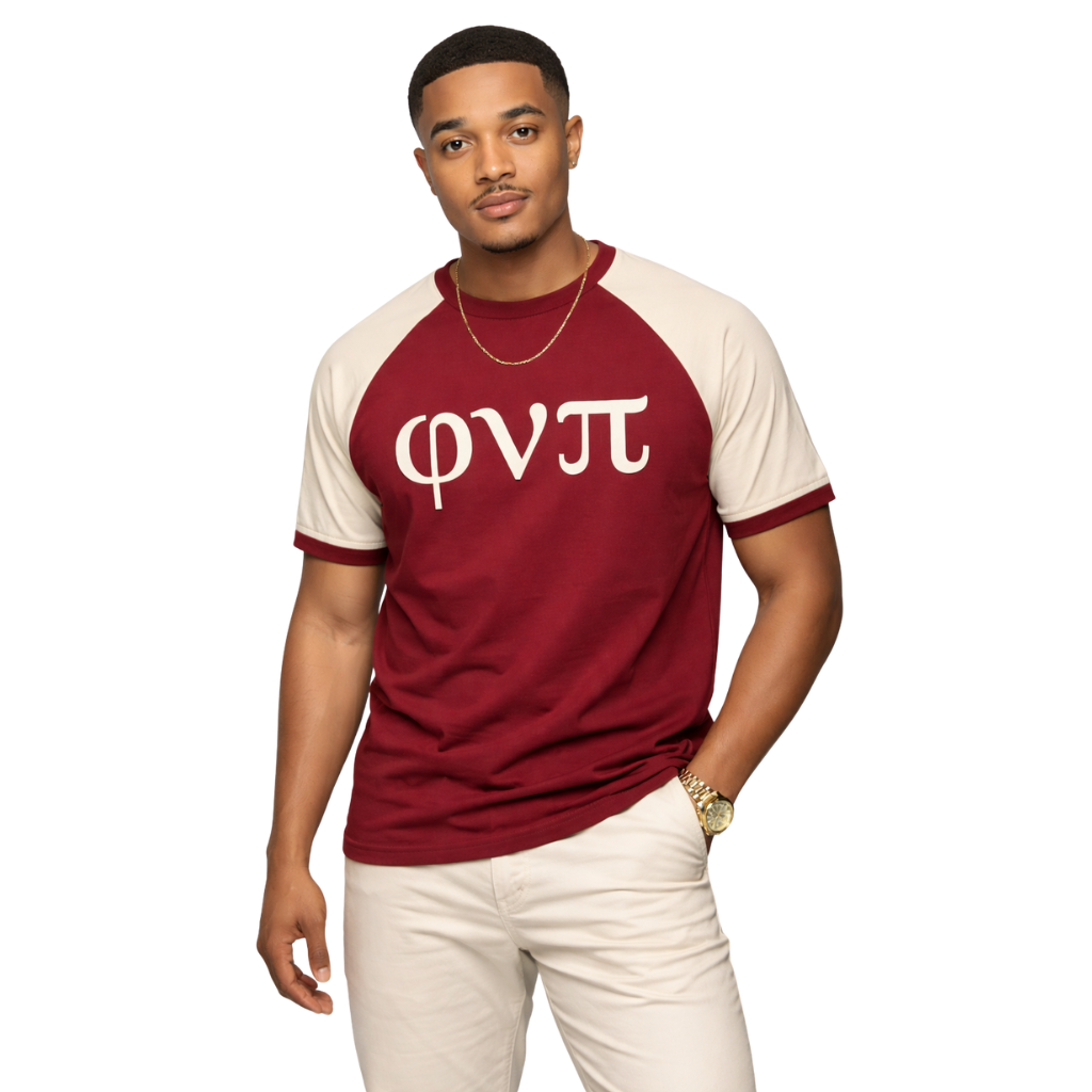 Phi Nu Pi Krimson Premium Raglan T-Shirt