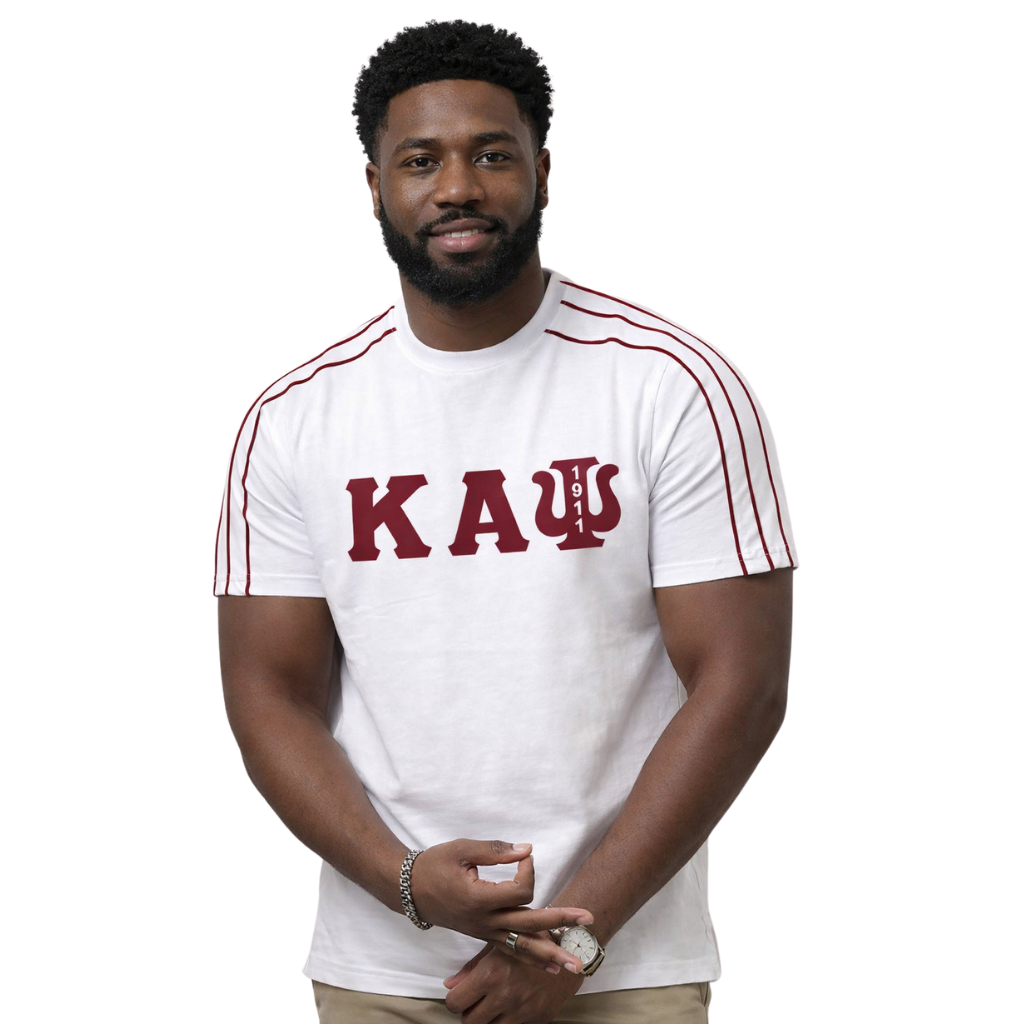 Kappa Alpha Psi Greek Letter 1911 Tee (White)