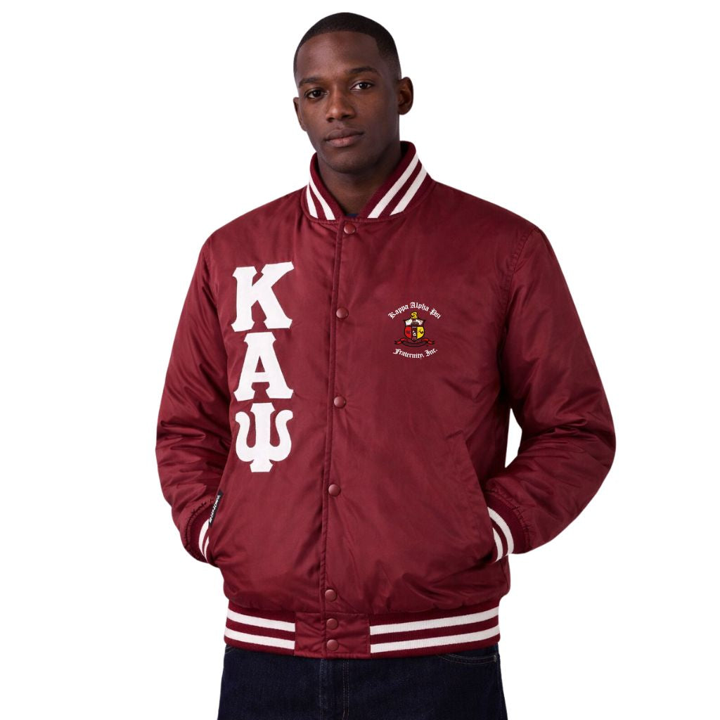 Kappa Alpha Psi Baseball Jacket (Krimson)