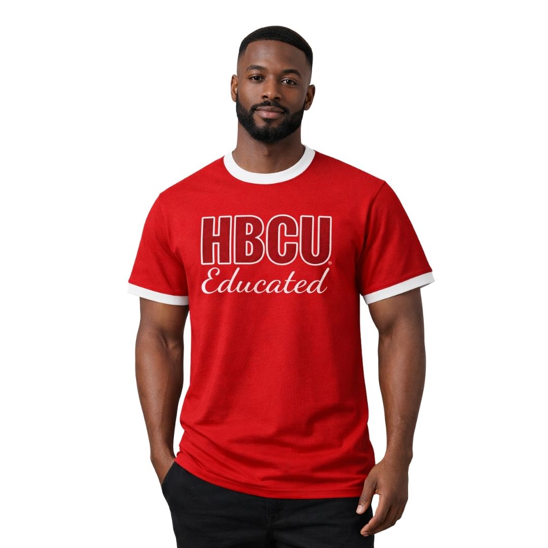 HBCU Men’s Crimson/Cream Chenille Tee