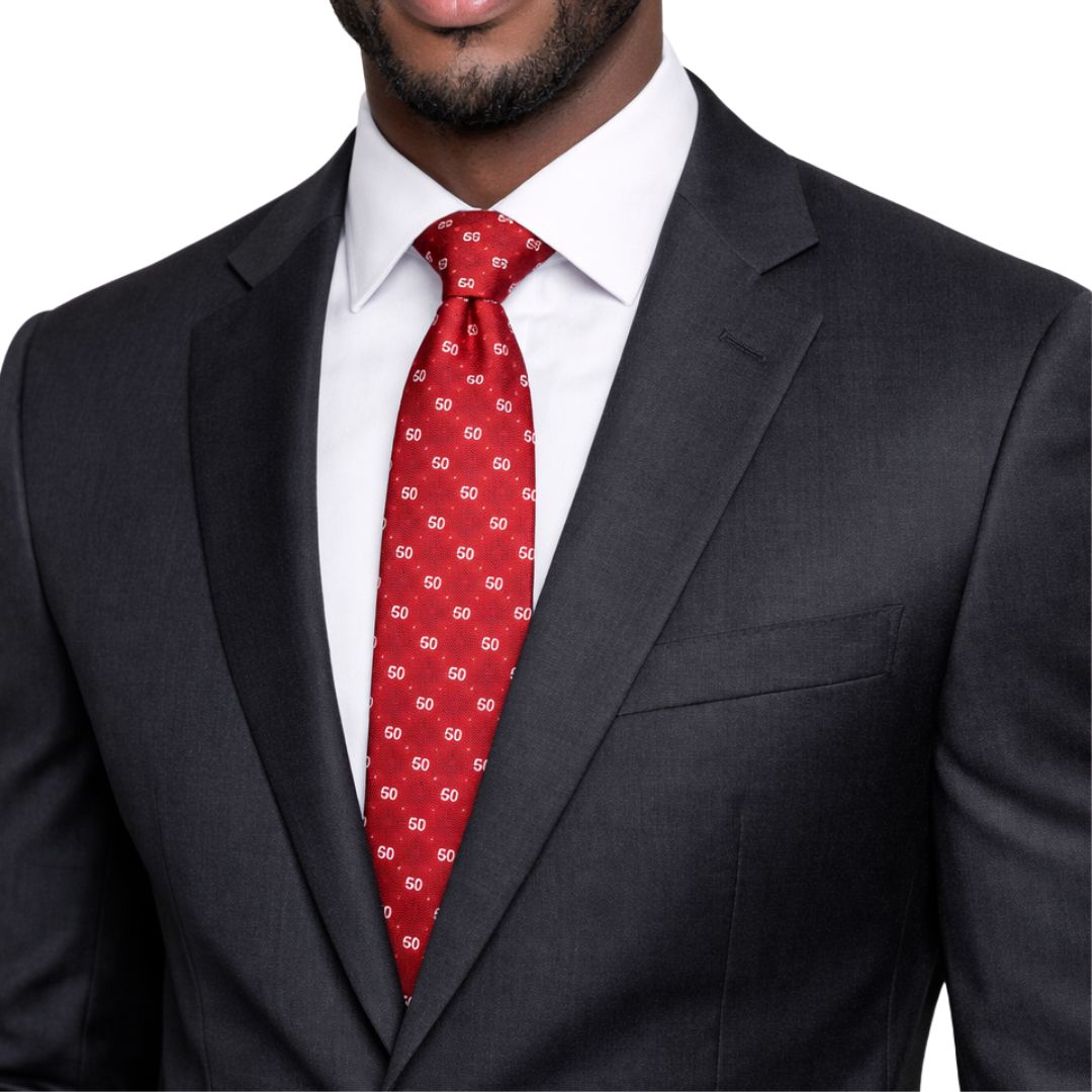 Kappa Alpha Psi Official Diamond 50 Year Member Necktie