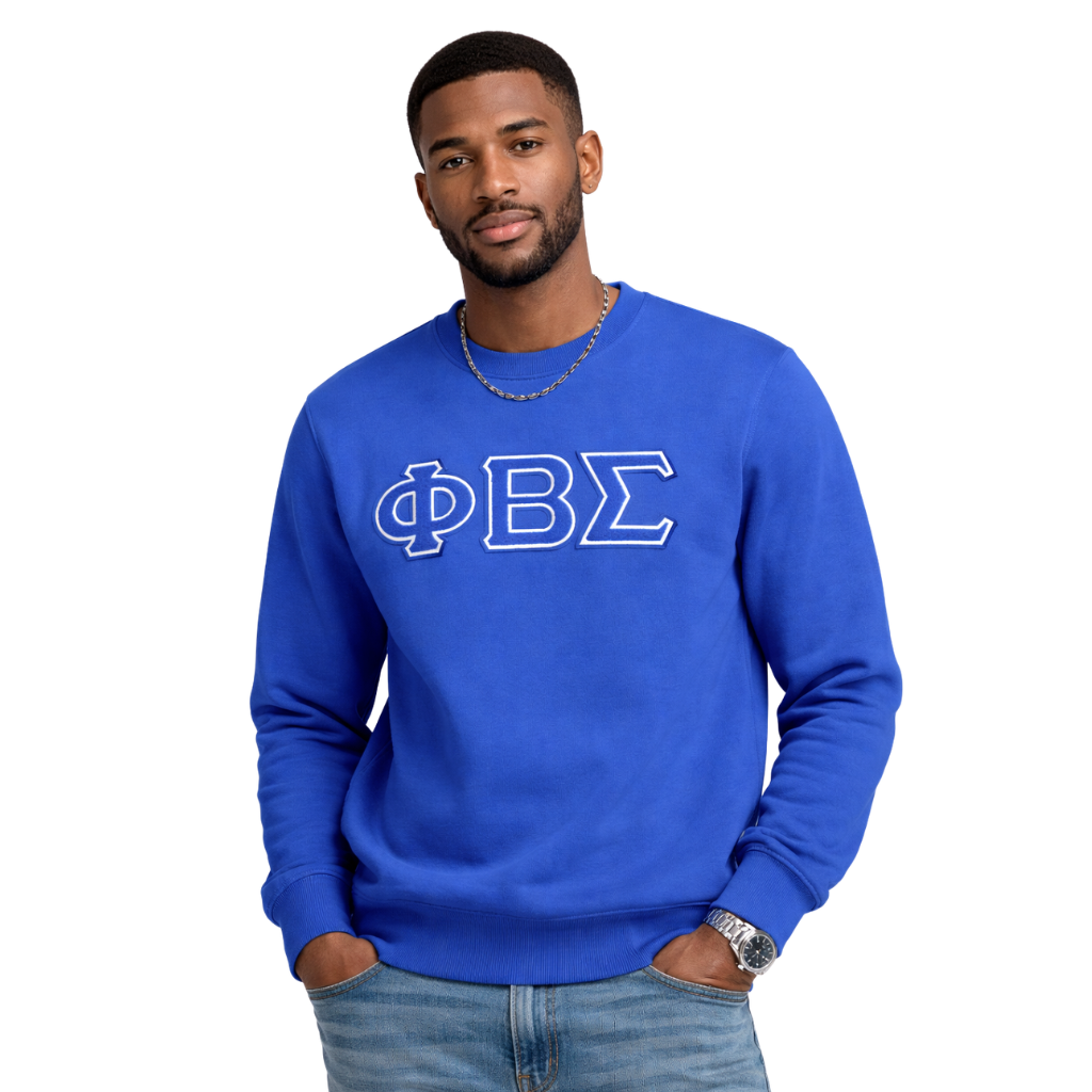 Phi Beta Sigma Pocket Chenille Crewneck