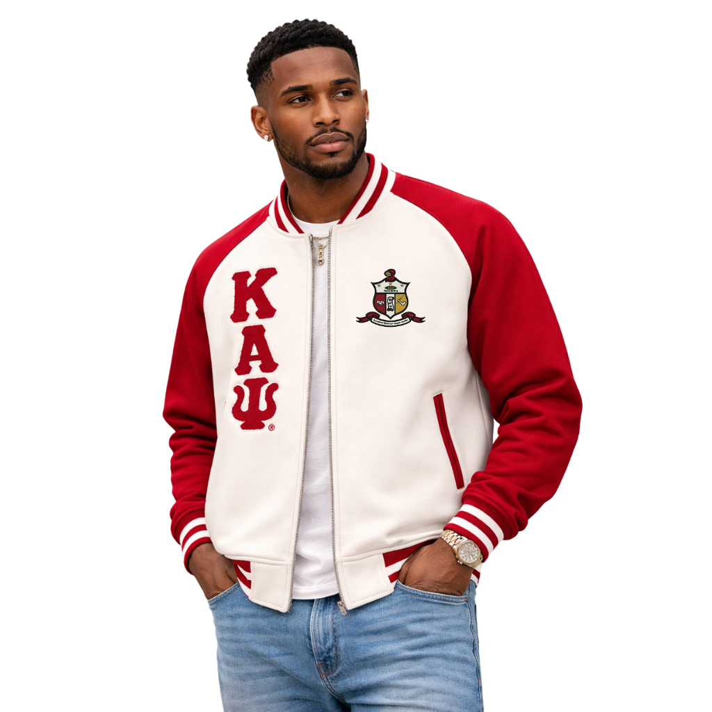 Kappa Kream Varsity Fleece Jacket