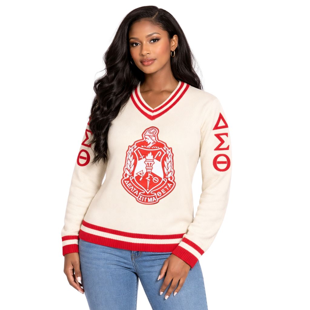 DST Wool V-Neck Sweater Ivory
