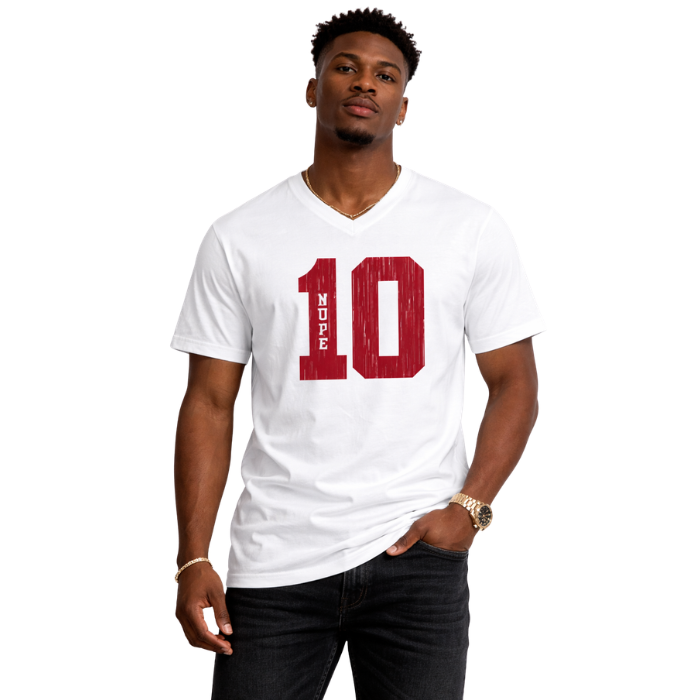 Kappa Alpha Psi #9 Klub V-Neck Tee (White)