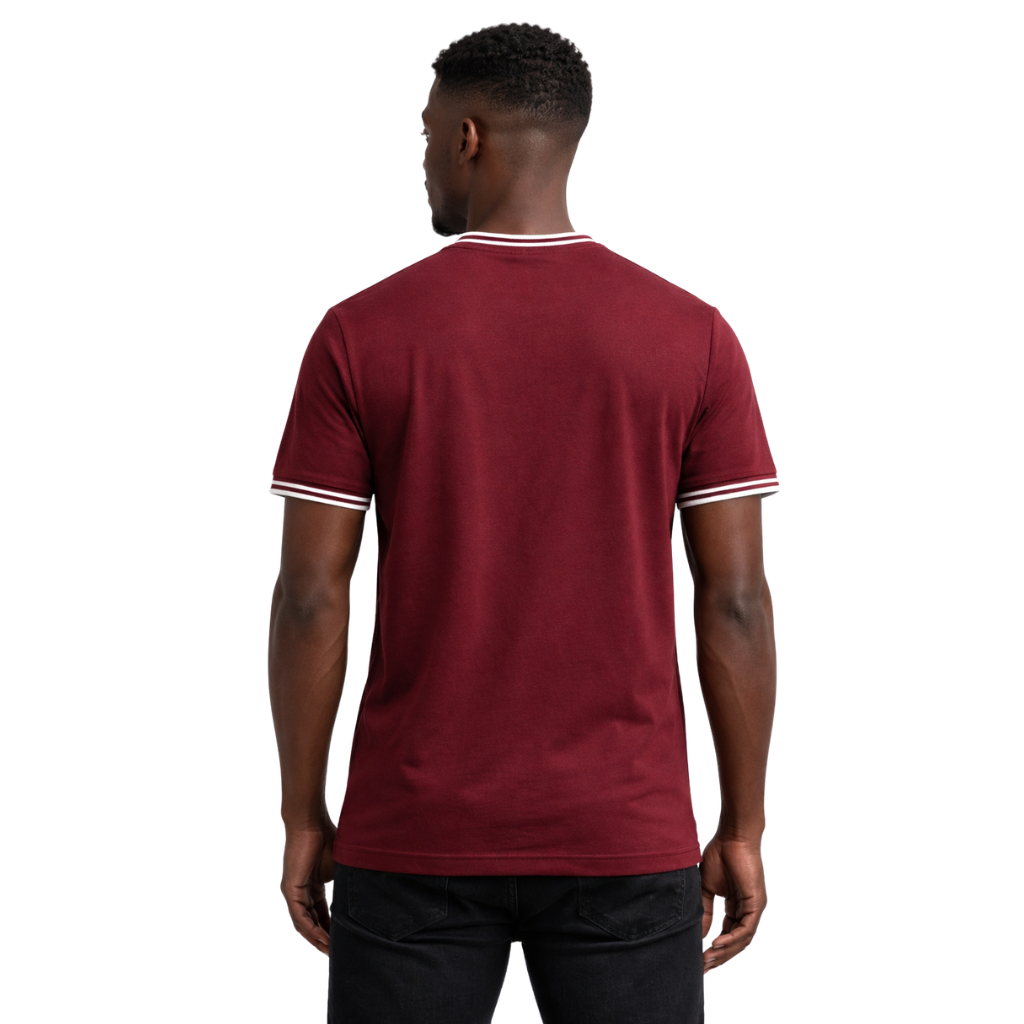 Kappa Alpha Psi Coat of Arms V-neck Tee (Krimson)
