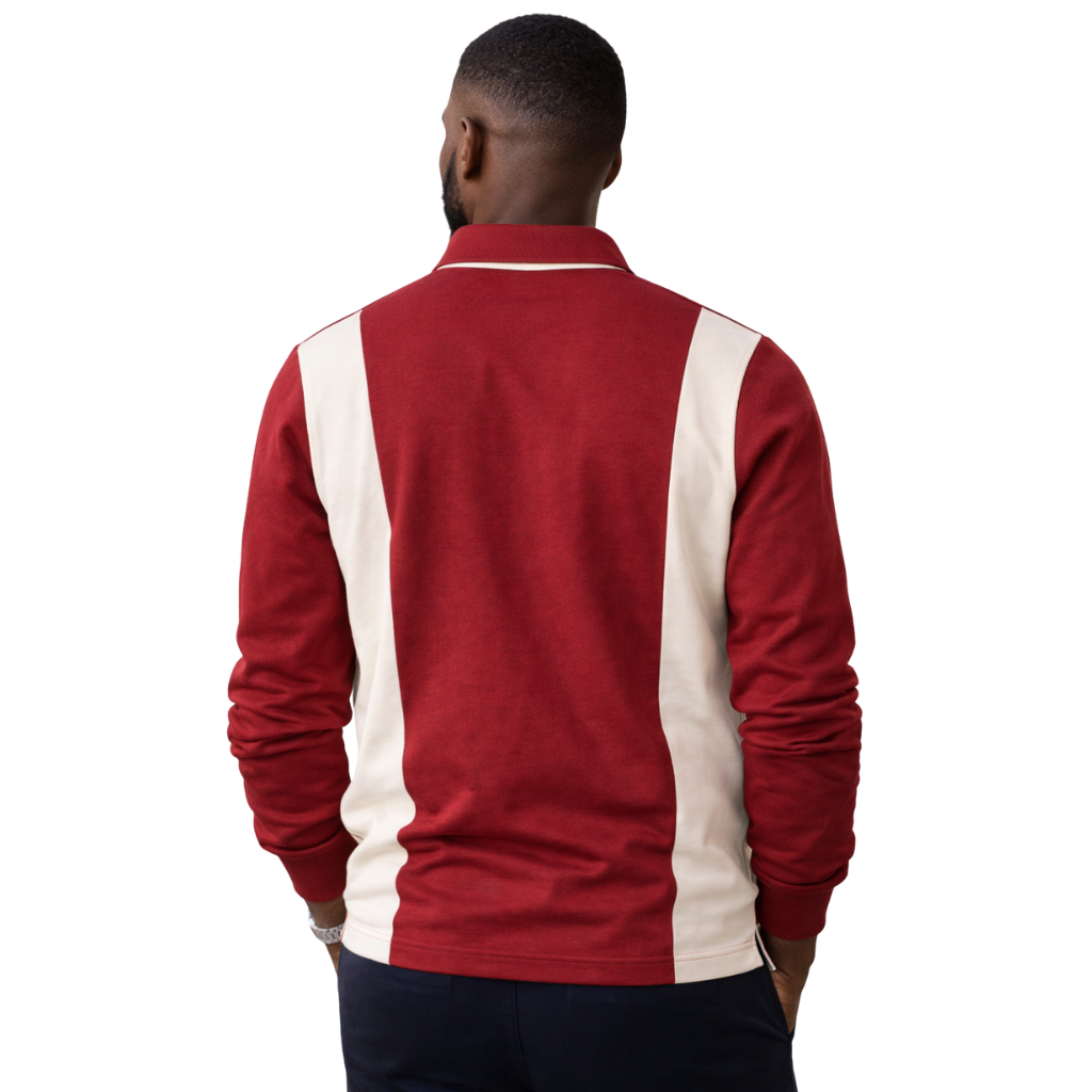 Kappa Alpha Psi Long Sleeve Paneled Polo