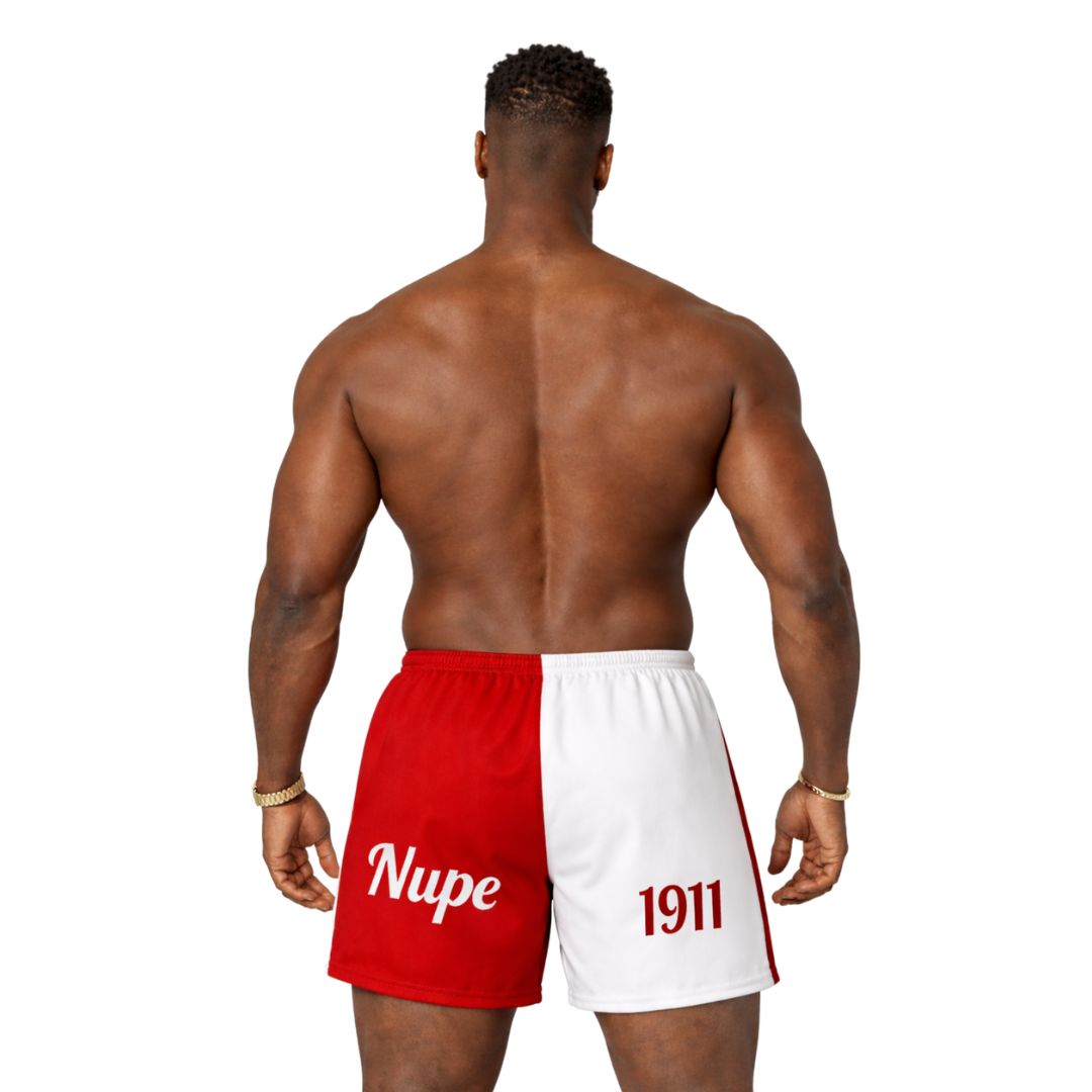 2-Toned Nupe 1911 Swim Trunks