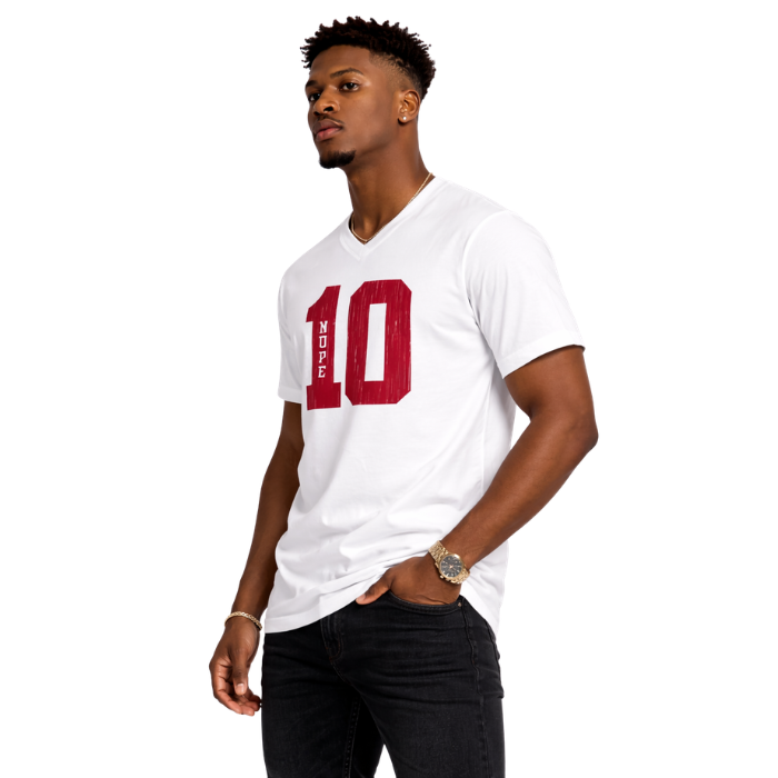 Kappa Alpha Psi #9 Klub V-Neck Tee (White)