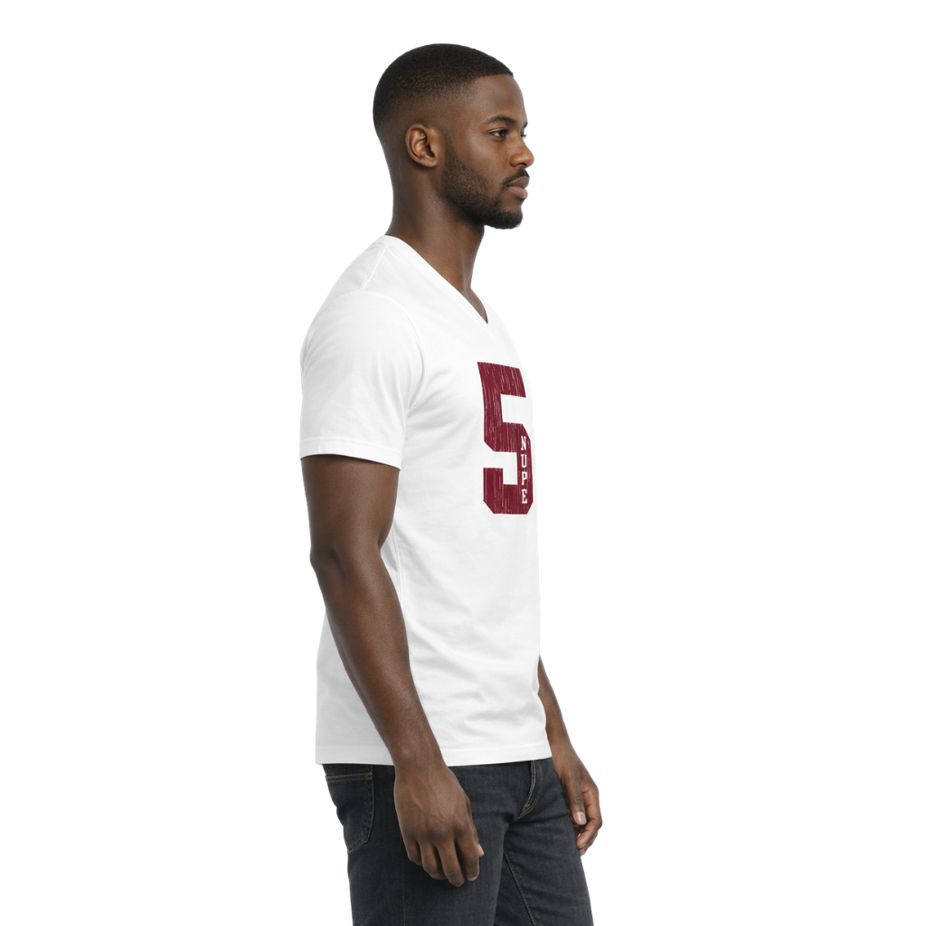Kappa Alpha Psi #5 Klub V-Neck Tee (White)