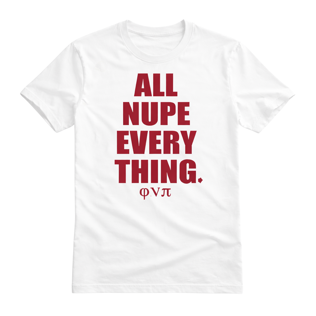 Kappa Alpha Psi All Nupe Every Thing Tee (White)
