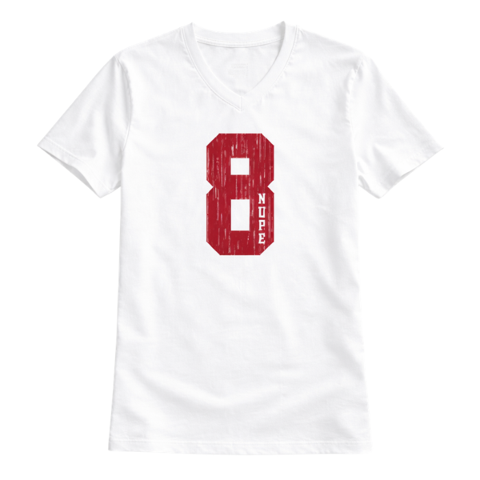 Kappa Alpha Psi #8 Klub V-Neck Tee (White)