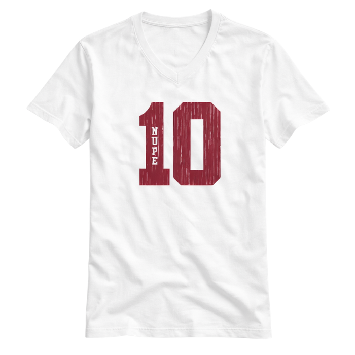 Kappa Alpha Psi #9 Klub V-Neck Tee (White)