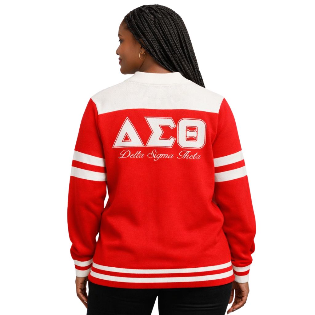 DST Wool Sweater Cardigan Red