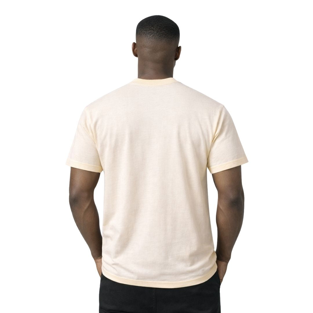 Solid 1911 Chenille Cream Tee