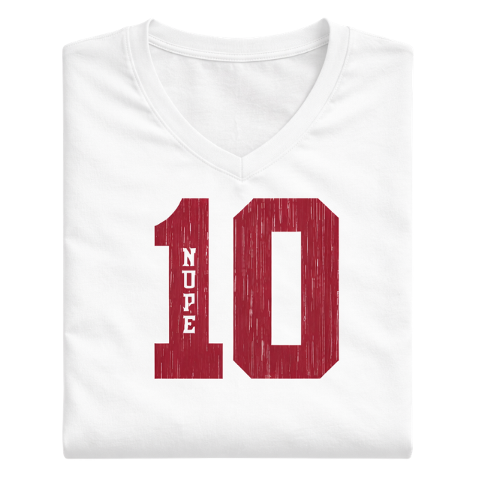 Kappa Alpha Psi #9 Klub V-Neck Tee (White)