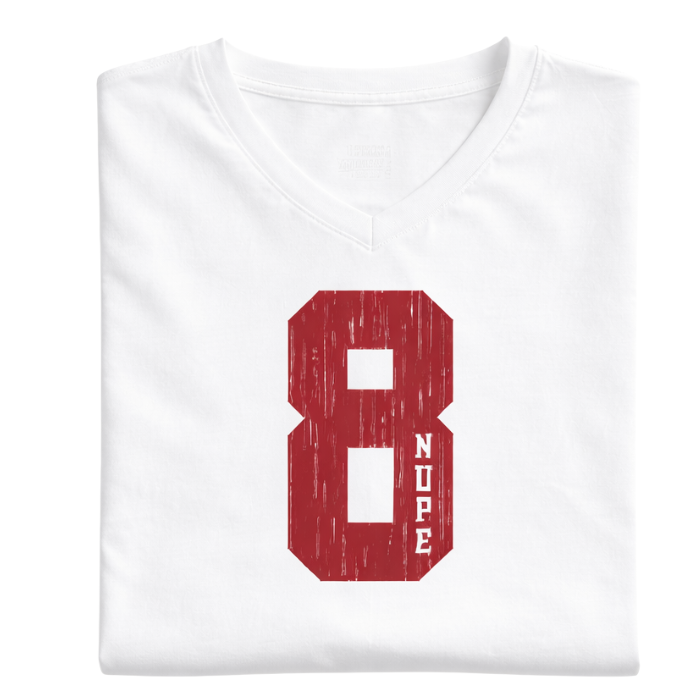Kappa Alpha Psi #8 Klub V-Neck Tee (White)