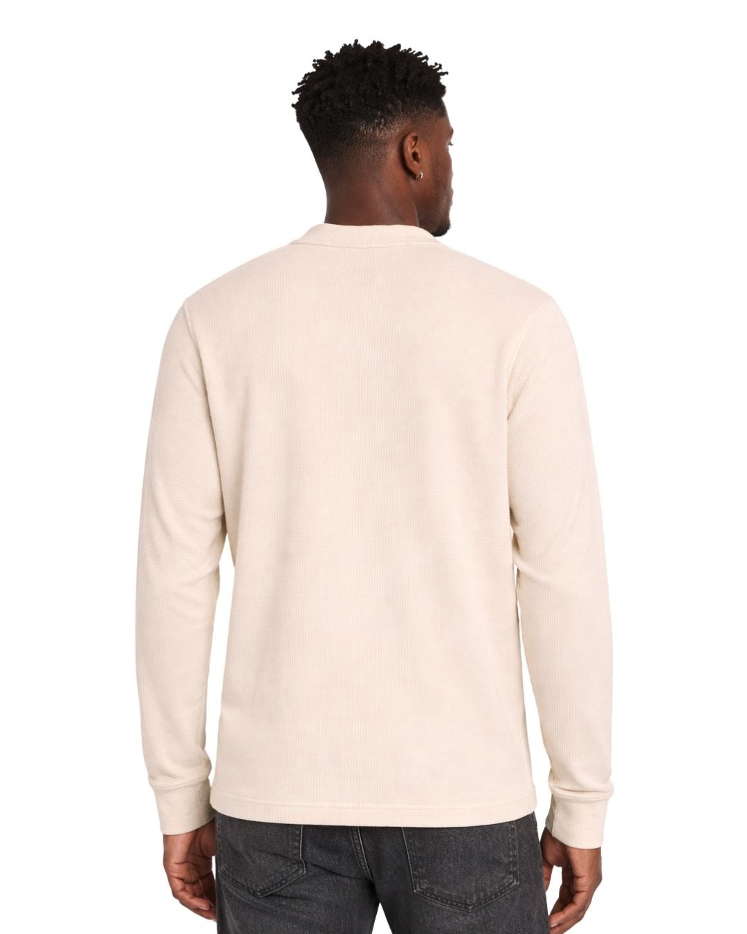 Kappa Alpha Psi Coat of Arms Waffle Henley (Kream)
