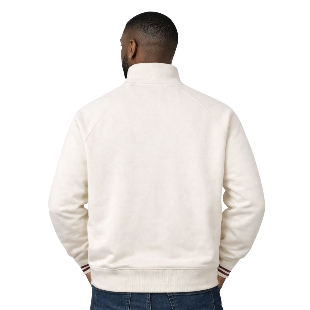 Kappa Alpha Psi All We Do Is Achieve 1/4 Zip Pullover (Cream)