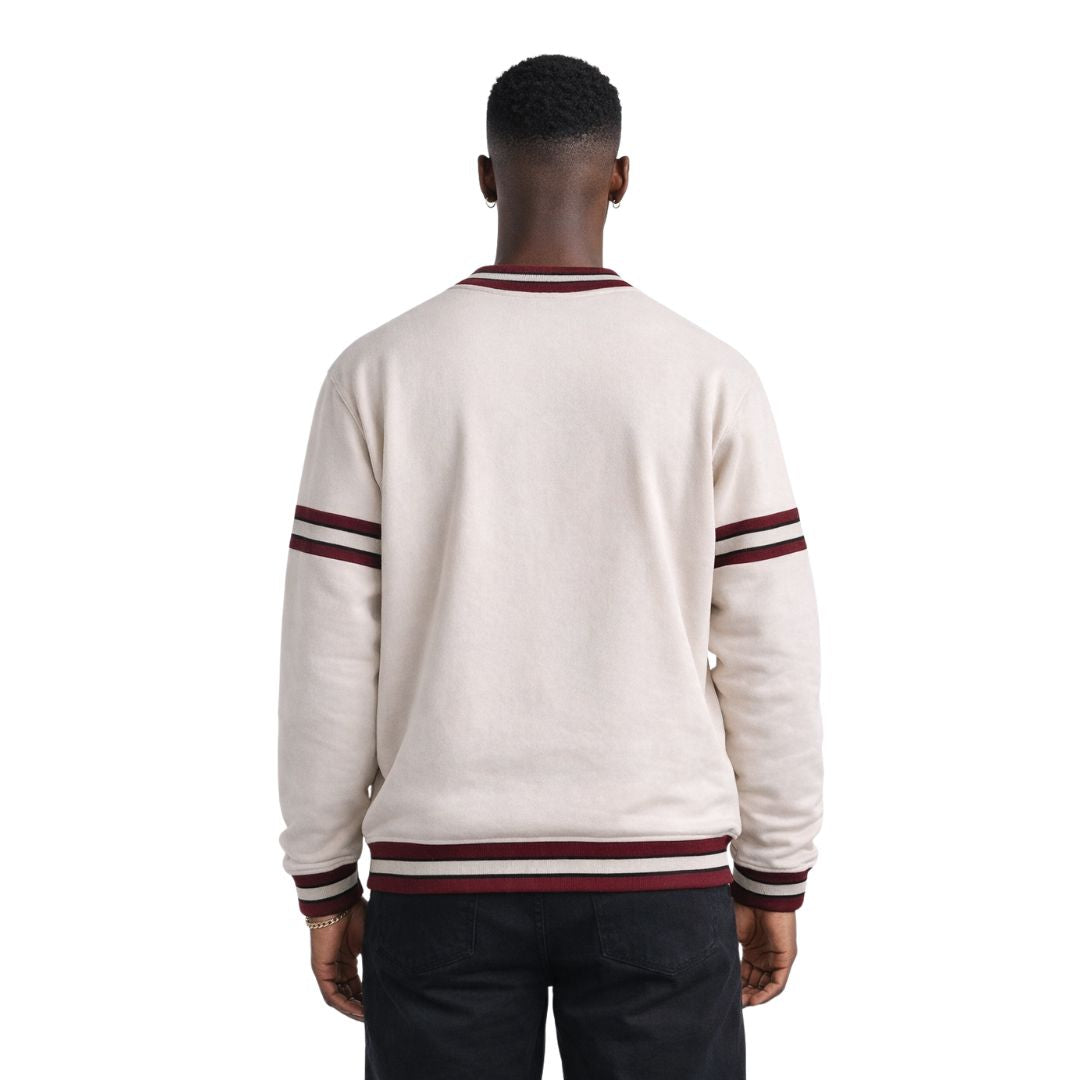 Kappa Neutral Crest Chenille Crewneck