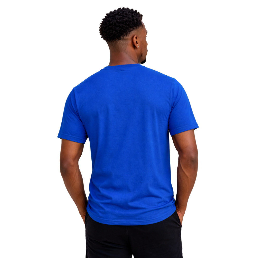 Solid Blue 1914 Chenille Tee
