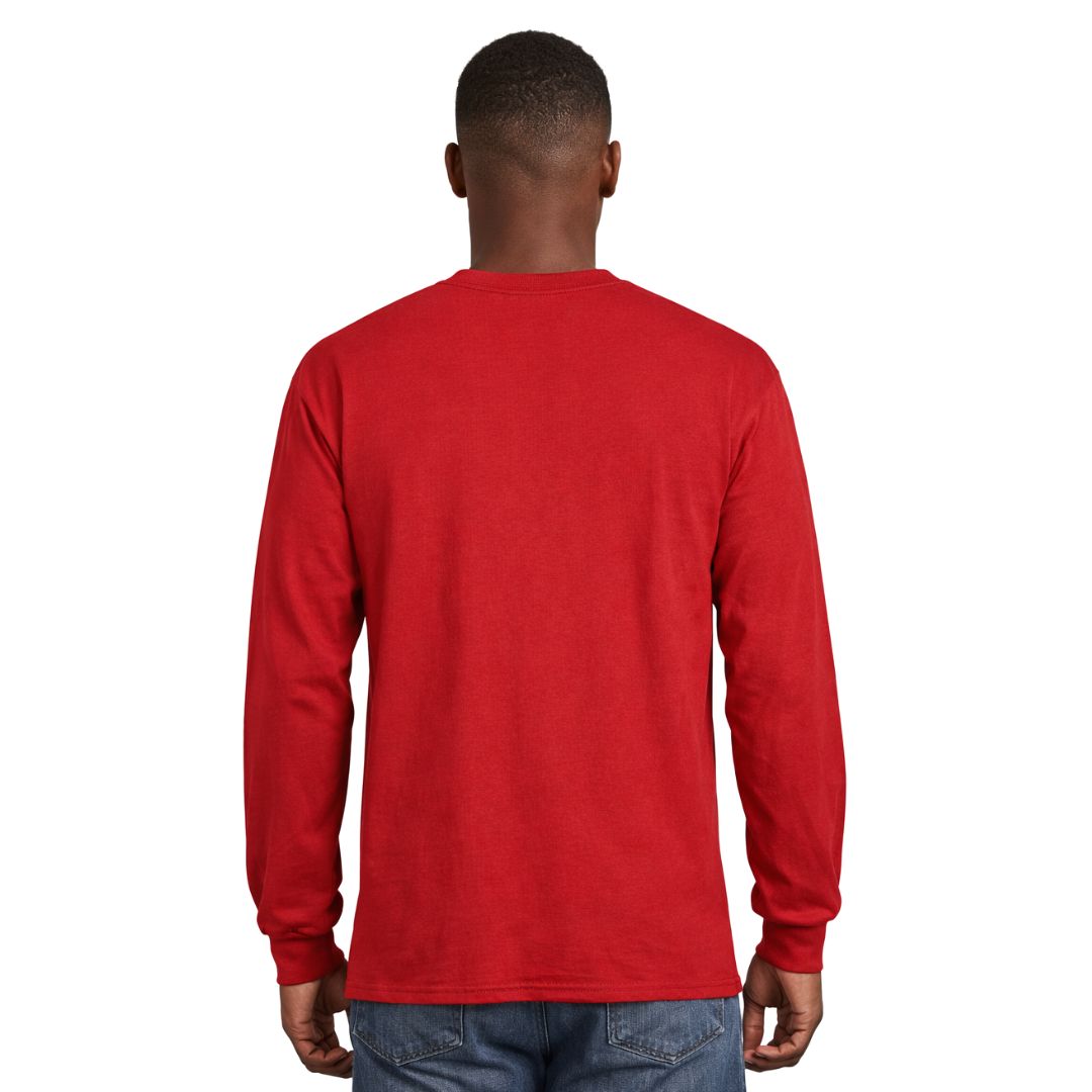 Kappa Alpha Psi Old Skool Phi Nu Pi Long Sleeve 3-Letter Tee (Krimson)