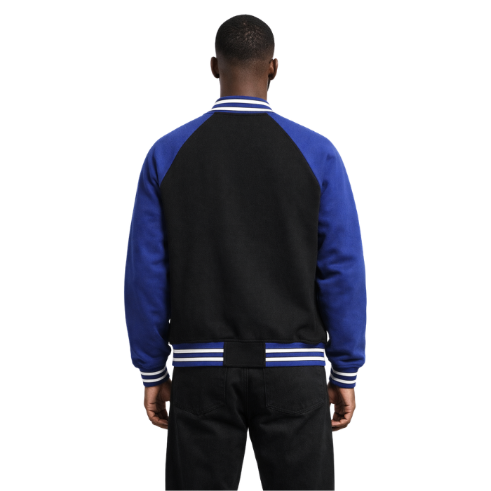 Phi Beta Sigma Black Varsity Fleece Jacket