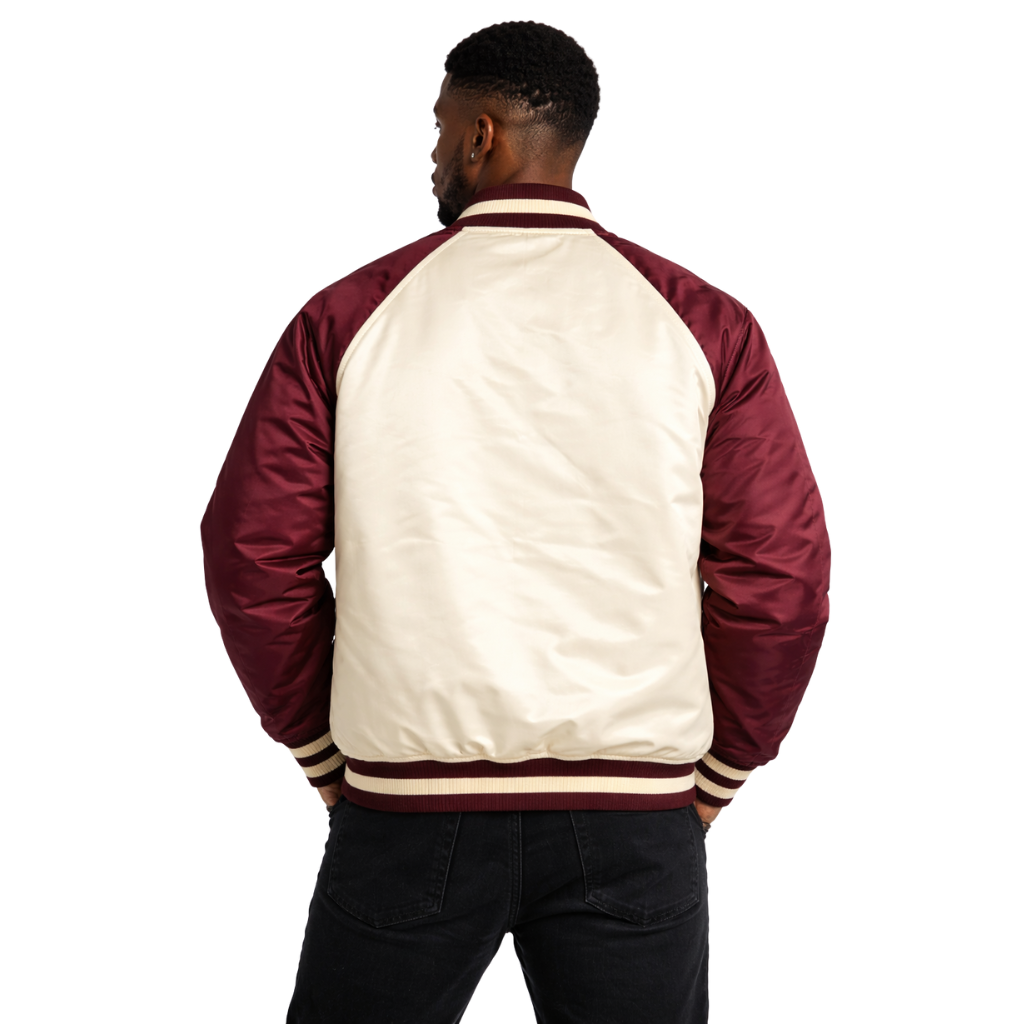 Kappa Krimson & Kream Bomber Jacket