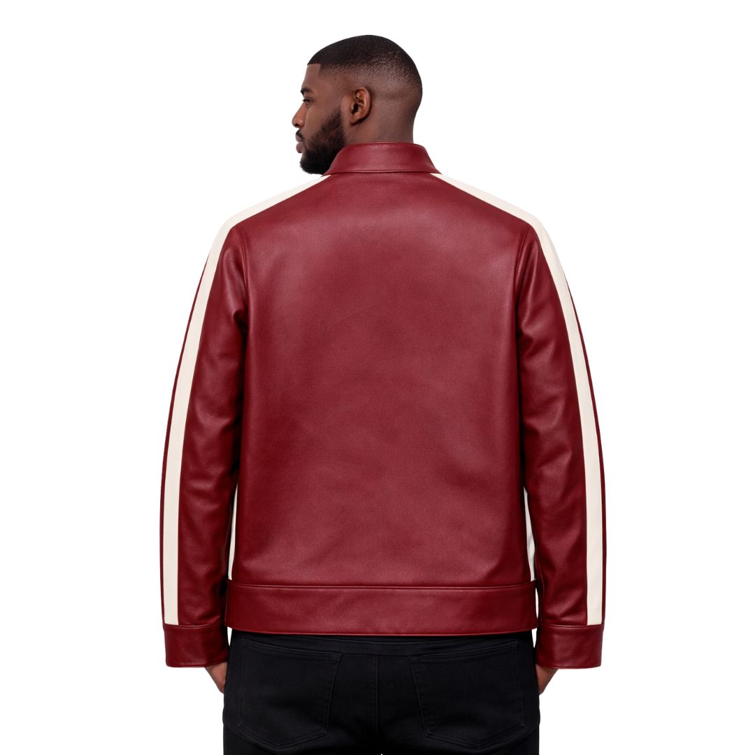 Kappa Alpha Psi Stripe Racing Jacket (Krimson)
