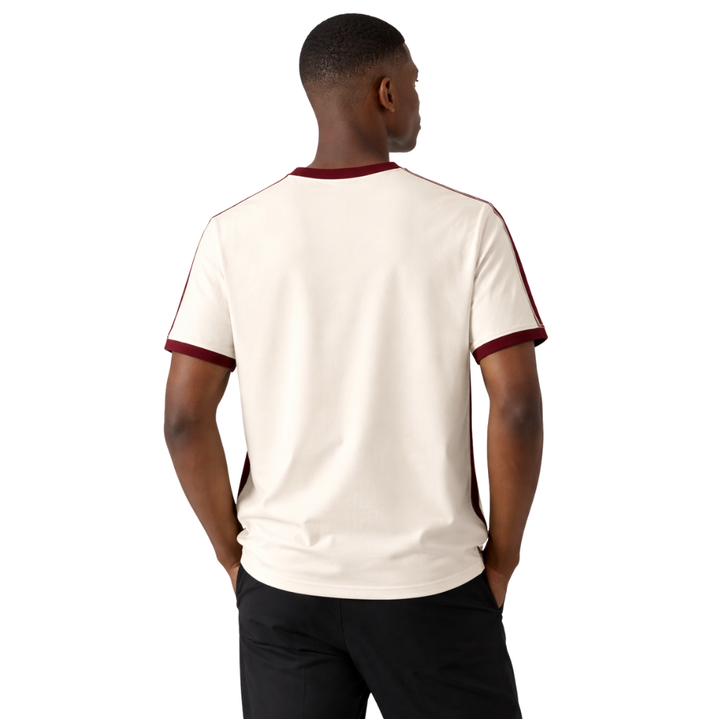 Kappa Cream Tapered Embossed Premium Crest Shirt